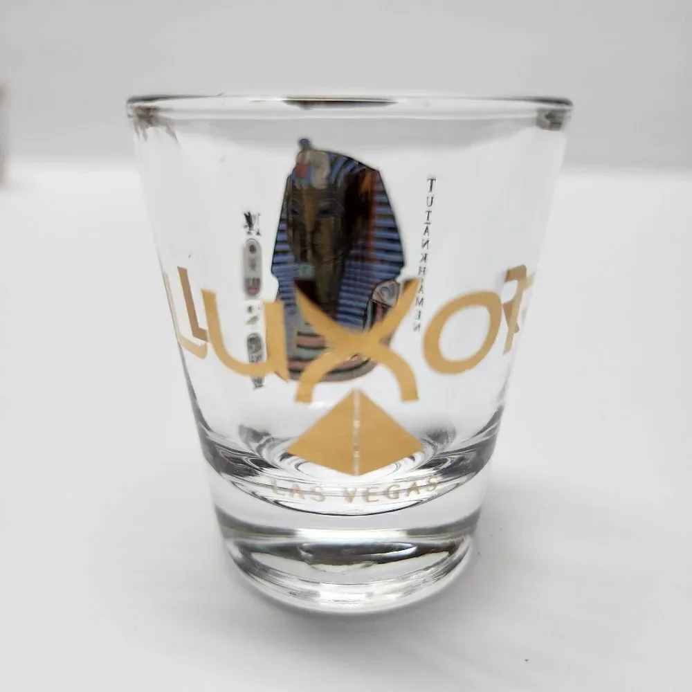 Vintage Luxor Casino Las Vegas Shotglass